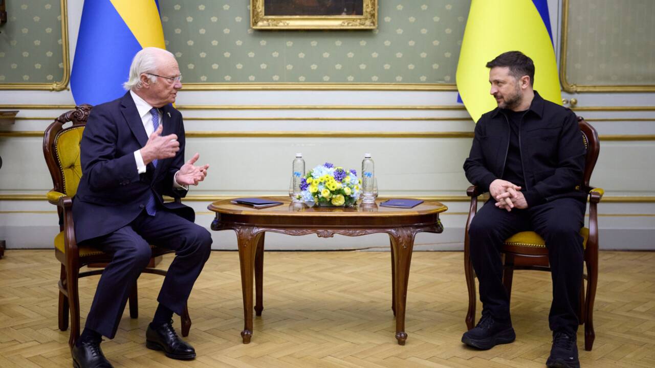 Zelenskyy 'Appears to Spit' Near Sweden's King After 'Handshake Snub' in Viral Video: Did He Really Do It?