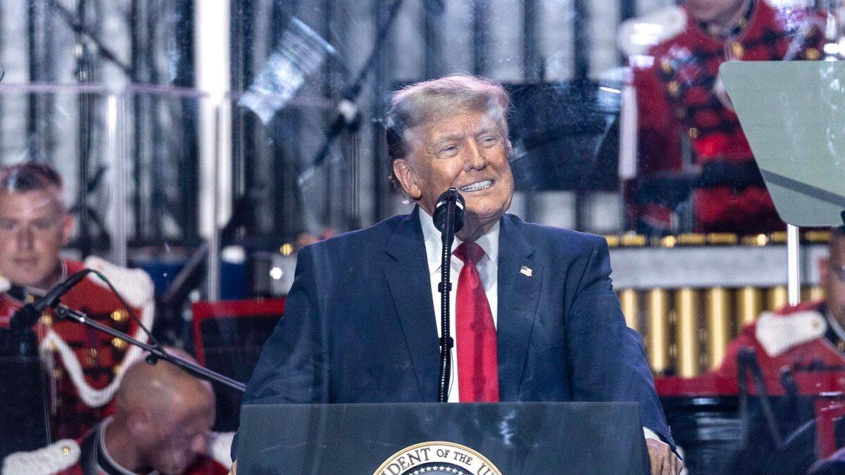 Donald Trump gives bizarre speech about how great he is at 250th Anniversary celebration