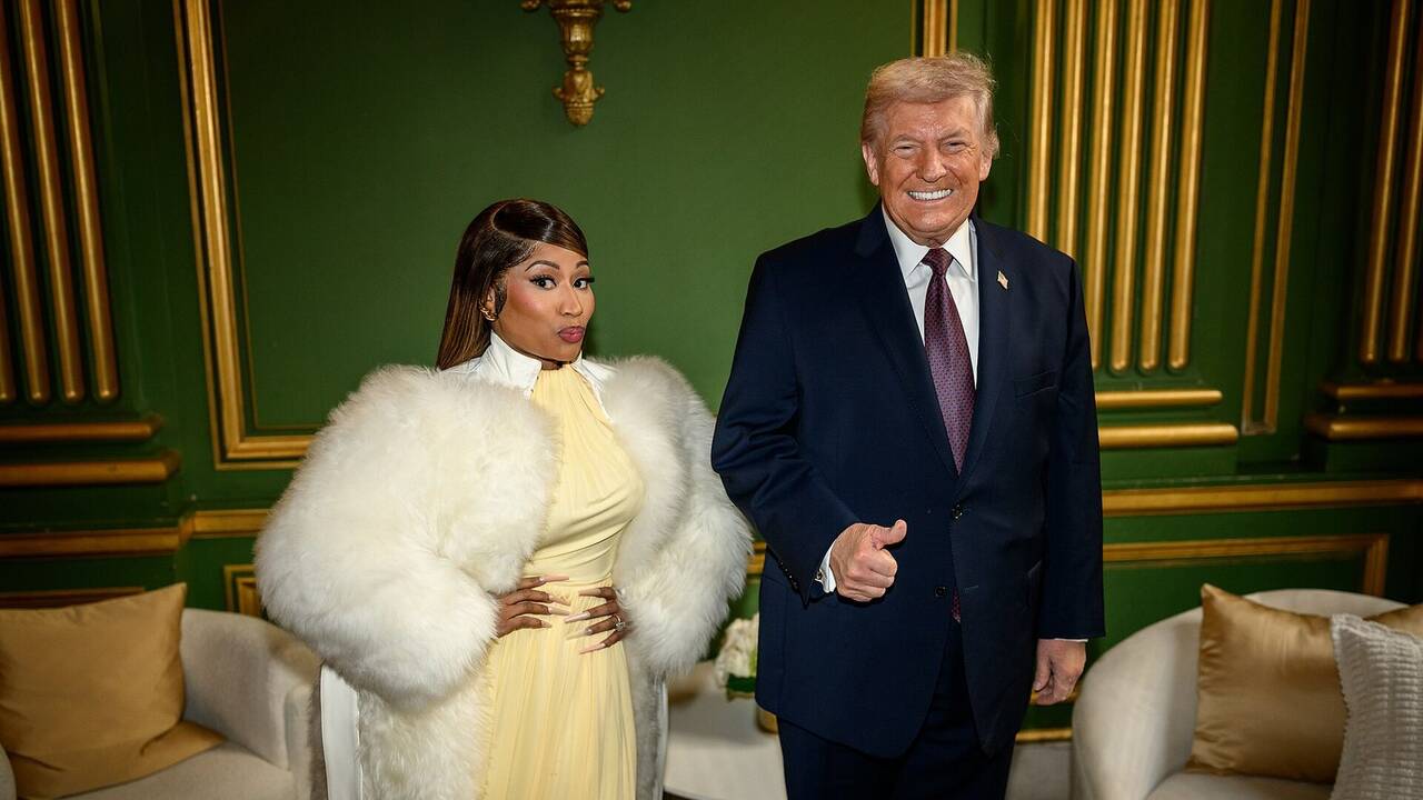 Trump Says Nicki Minaj Has 'One Hell of a Beautiful A**' at a Rally Meant to Boost Mike Rogers' Senate Bid