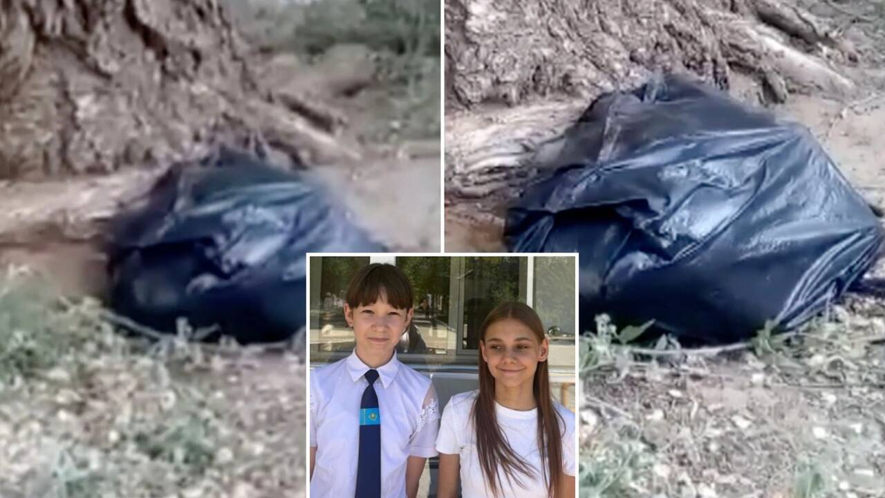 Shocking moment two schoolgirls, both 11, find newborn baby dumped in black bag under a tree &ndash; as police hunt for mum