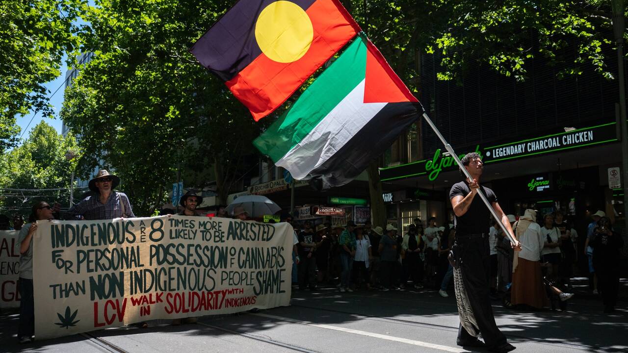 Police probe explosive device thrown at Indigenous protest in Australia