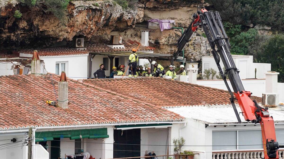 Man crushed to death and woman seriously injured after 20-tonne boulder crashes through house