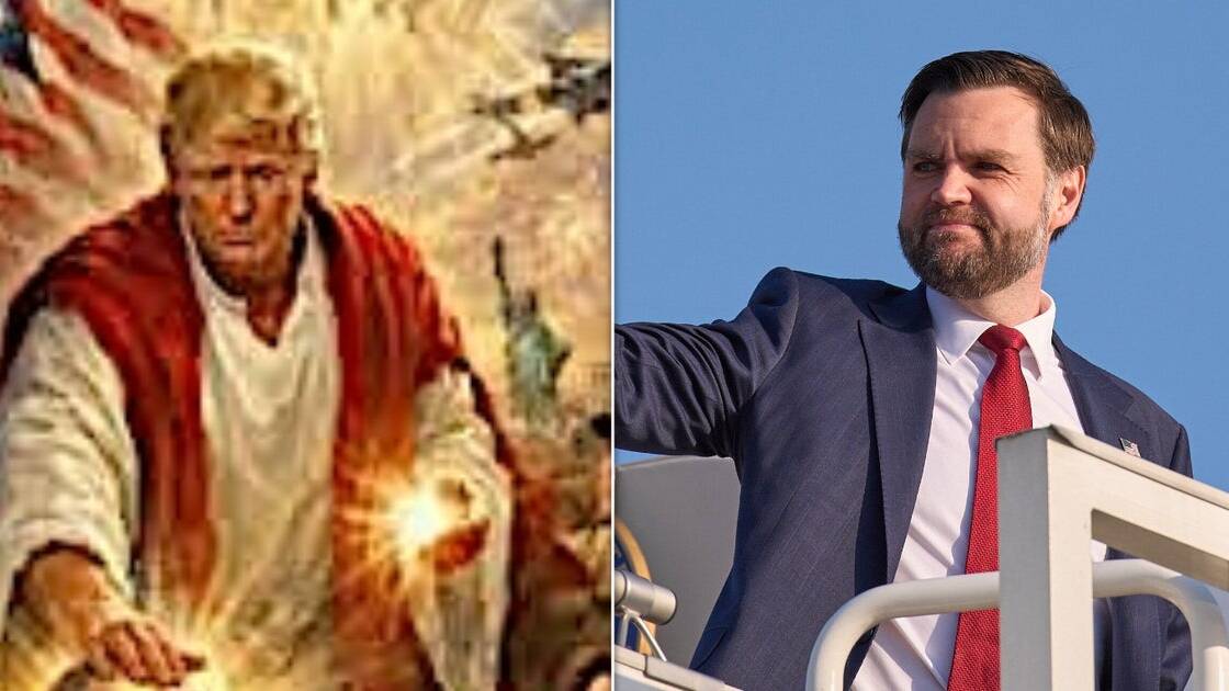 Vance On Trump&rsquo;s Jesus Picture: &lsquo;The President Was Posting A Joke'