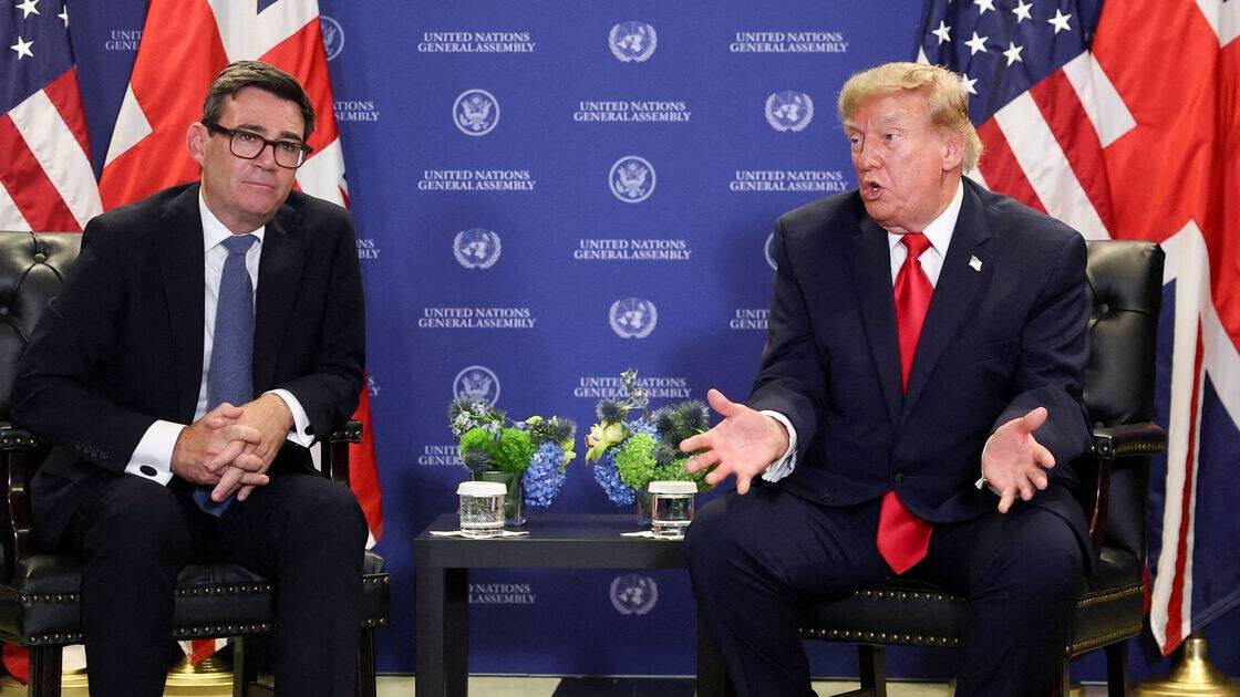 'A terrible deal!' Trump blasts Chagos giveaway in awkward moment in Burnham meeting