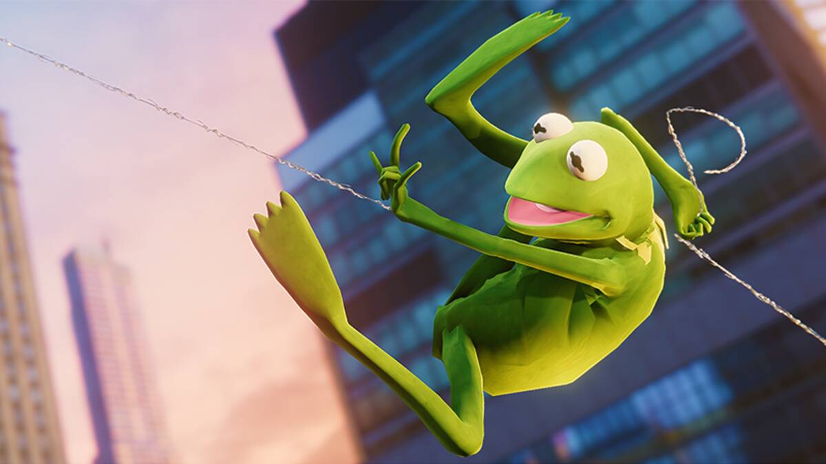 Kermit The Frog Is Kicking Ass In The Pc Version Of Spider Man