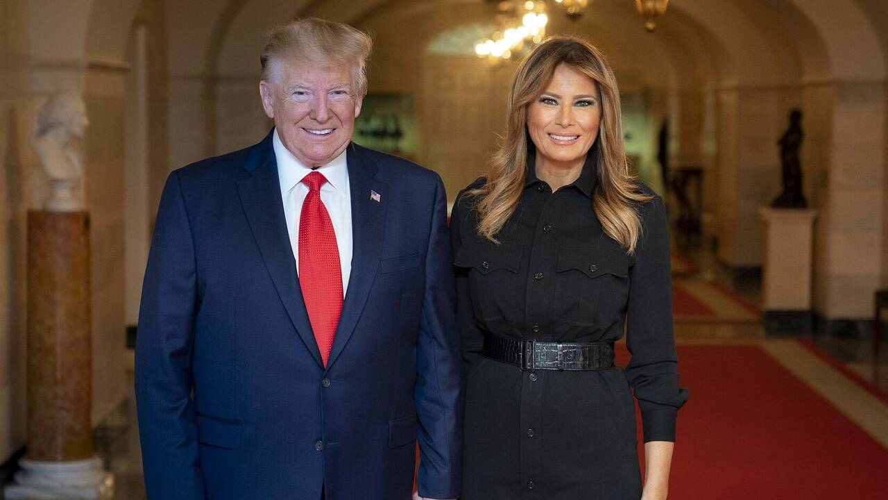 Melania Appears to Dodge Trump's Kiss in Awkward Rose Garden Moment as Viewers React 'She Gave Him the Cheek'