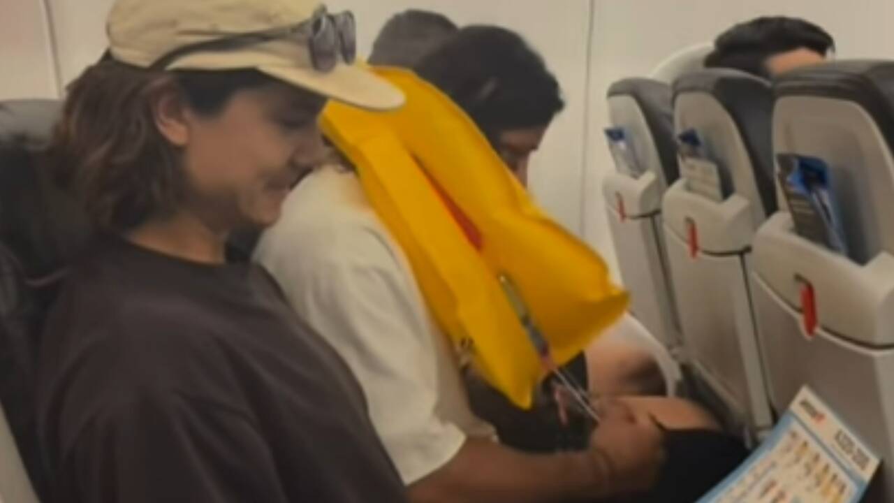 'I Just Don't Listen Very Well': Influencer Hugh Lovett Banned by Two Airlines After Inflating Life Jacket for Prank