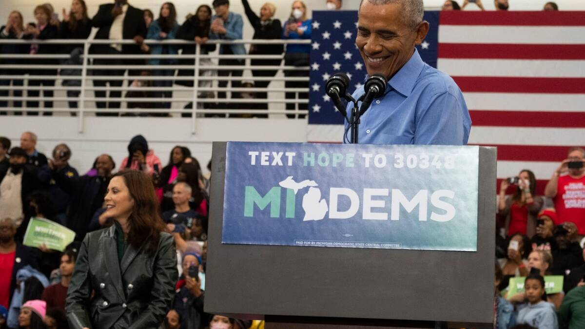 Obama Tests His Midwest Magic With Michigan, Ohio Stops for El-Sayed, Brown