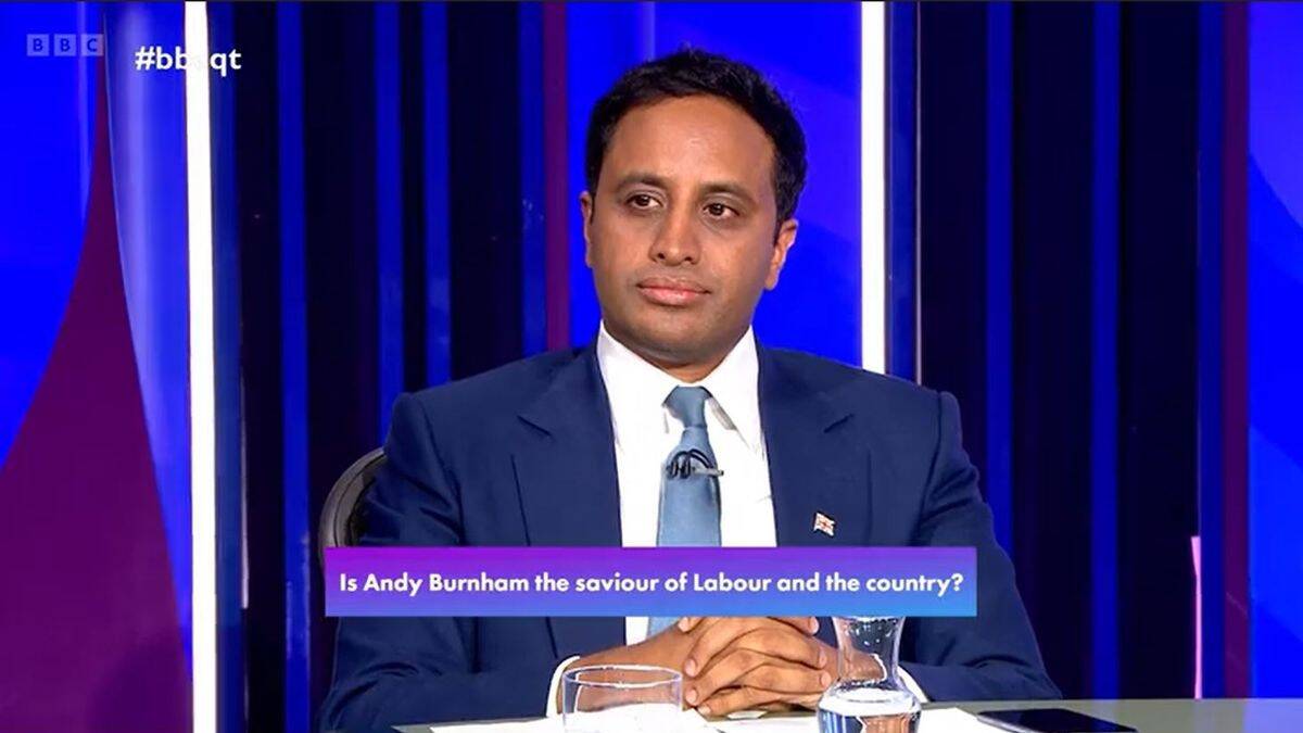 Zia Yusuf 'blocked by his OWN party from standing as an MP' as BBC Question Time audience laugh
