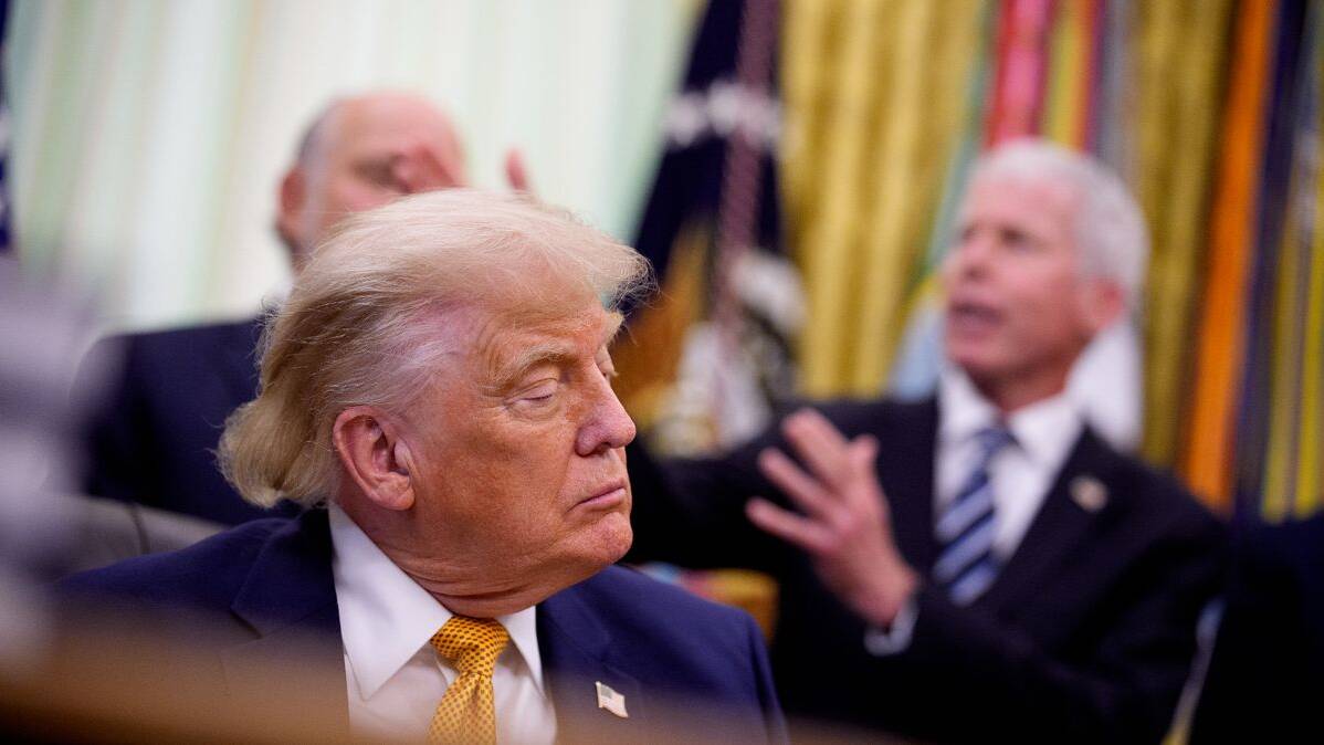 Donald Trump's furious day as he kicks Starmer and has wild on-camera meltdown over reflecting pool