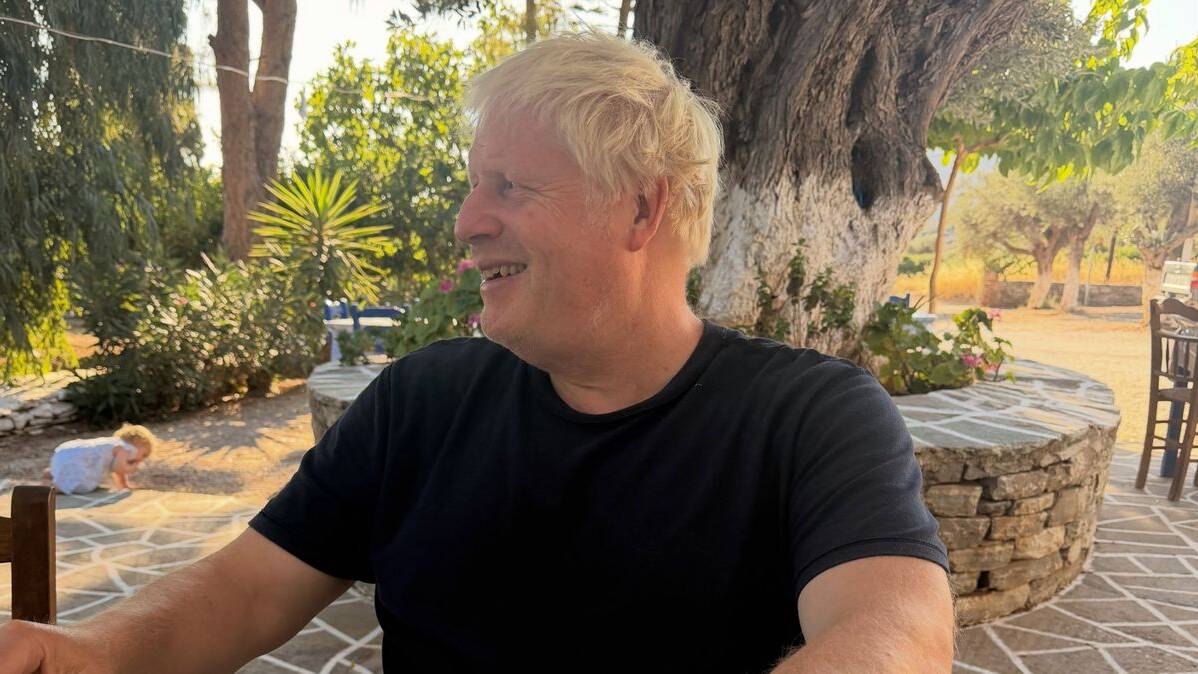Boris Johnson is transformed from disheveled scruff to man from Matalan in startling new holiday snaps